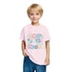 thumbnail image 5 of Fiudx Camiseta para Niños, Suave Mezcla de Poliéster, Cuello Redondo Moderno, Manga Corta Cómoda, Uso Diario Informal, Moda para Niños y Niñas, Lavado a Mano., 5 of 6
