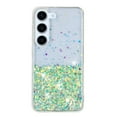 thumbnail image 2 of Luminous Case for Samsung Galaxy S23, Glow in the Dark Fluorescent Glitter Case for Women Girls, Bling Sparkle Lightweight Slim Shockproof Protective Phone Cover for Galaxy S23, Green, 2 of 6