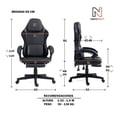 thumbnail image 3 of Silla Gamer Ergonomica Nenotech Reclinable Plus Naranja, 3 of 10