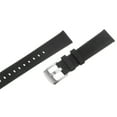 thumbnail image 3 of Uxcell Quick Release Grain Leather Watch Band 20mm Width Black Silver Tone, 3 of 6