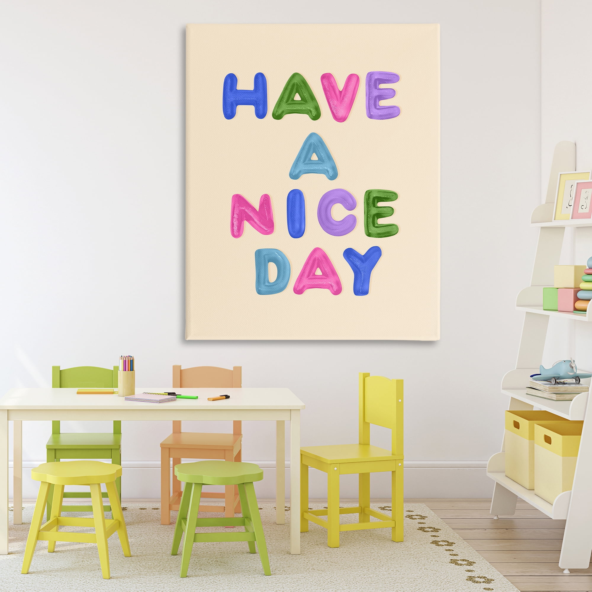 Stupell Industries Have a Nice Day Gummies Canvas Wall Art, design by LISH Creative