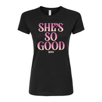 Wicked - She's So Good - Juniors Fitted Graphic T-Shirt