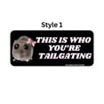 thumbnail image 2 of ¡Gran oferta! Paquete de 3 pegatinas para coche Cute Dismal Hamster: impermeables, perfectas para conductores principiantes, 2 of 3