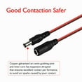 thumbnail image 2 of 50 Pairs DC Power Cable 12V 5A Plugs Male Female Connectors for CCTV Security Camera Pigtail Power Adapter Connectors (5.5mm x 2.1mm ), 2 of 5