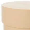 thumbnail image 2 of SAFAVIEH Tyce Modern Style Cream Round Accent End Table (11.8 in. W x 11.8 in. D x 18.5 in. H), 2 of 5