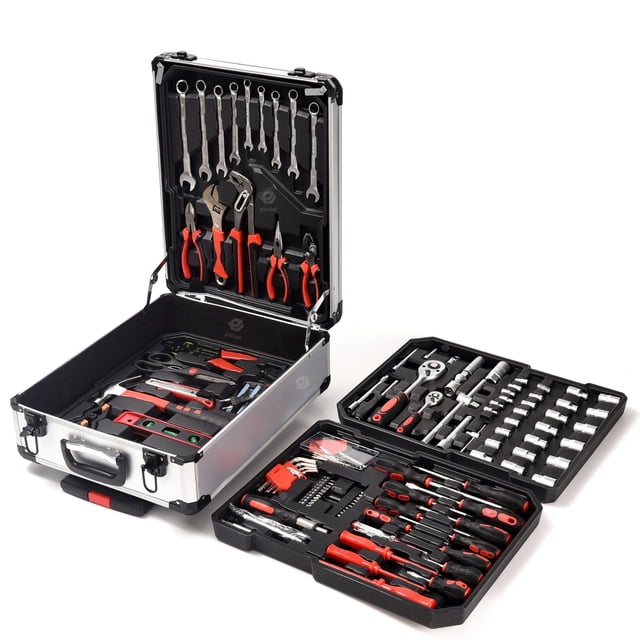 Juego de herramientas mecánicas Con Maleta 187 Piezas Pitipa JM2203