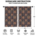 thumbnail image 2 of Pioneer Flower Floral Print Pattern Teens Curtains,Teens Insulated Curtains Set Of 2,Bedroom Essentials,Toddler Room Decor 42"x63", 2 of 5