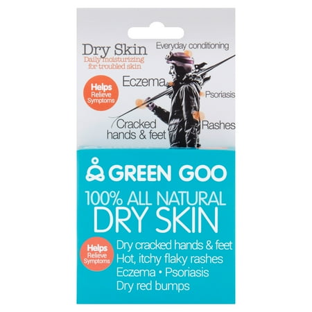 Green Goo 100% All Natural Dry Skin Daily Moisturizing for Troubled Skin, 1.82 oz