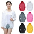 thumbnail image 2 of FLMEI Sun Protection Clothing Women UV Protection Clothing Sun Protection Hoodie Jacket Full Zip UV Block Clothing for Women S-4XL, 2 of 9