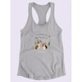 thumbnail image 3 of Holidogs Collection C. Racerback Tank Women -Victoria Barnes Designs, Female Medium, 3 of 4