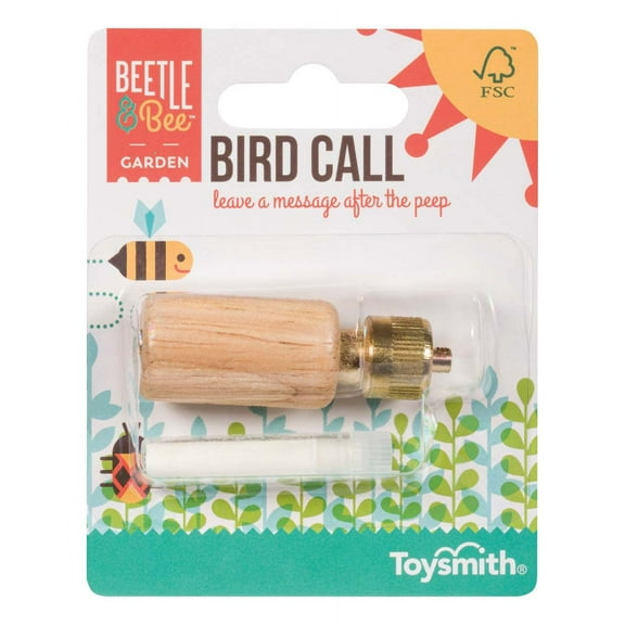 Toysmith Beetle & Bee Bird Call - FSC Certified, Outdoor Play (Pack of 2)
