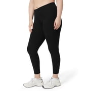 No Nonsense Women's Cotton Legging, Black, Medium