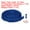 Blue, variant on Uxcell #5 10 Yards Bulk Nylon Coil Zipper by the Yards with 20 Pcs Zipper Sliders and Ruler for Sewing Dark Green