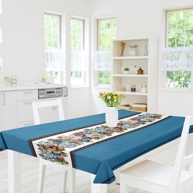 TIMIFIS Tablecloth Tablecloth and Oil-Proof Embroidered Tablecloth,Table Cloth, Embroidered, Oil-Proof and Washable Tablecloth Tablecloths