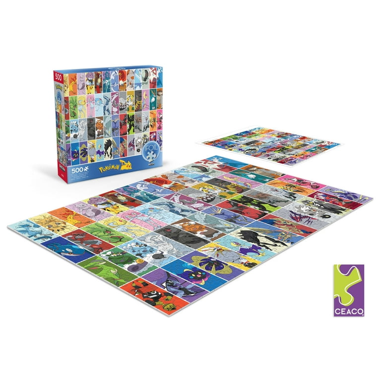 Ceaco Legendary (Pokemon) 500 Piece Interlocking Jigsaw Puzzle