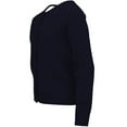 thumbnail image 4 of Cyndeelee Girls Long Sleeve Button Front Cotton Soft Knit Cardigan Sweater (Navy, 3T), 4 of 5