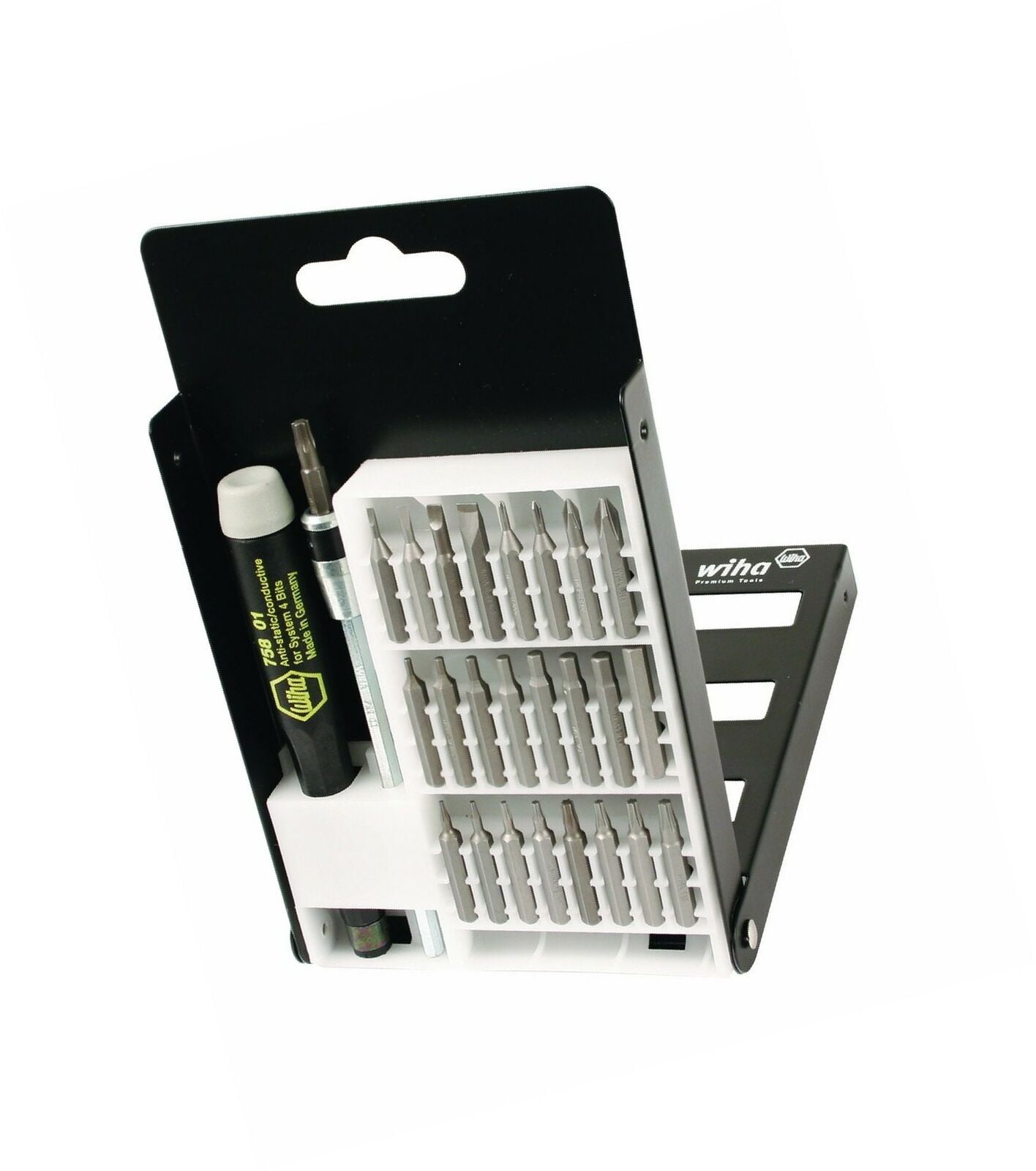 Wiha 75992 System 4 Precision Interchangeable Bit Set, Torx, Slotted