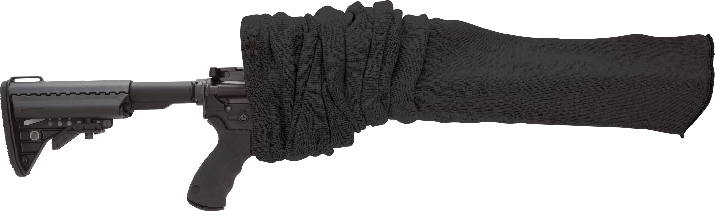 4X Black 14'' Tactical Shooting Silicone Treated Hand Gun Pistol Knit Sock Sack 