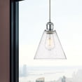 thumbnail image 2 of 516-1P-WPC-GBC-84 Innovations Lighting Ballston Berkshire 1 Light 8" Cord Hung Mini Pendant Polished Chrome/Seedy, 2 of 2