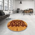 thumbnail image 4 of Ahgly Company Machine Washable Indoor Rectangle Abstract Tomato Red Area Rugs, 4' x 6', 4 of 7