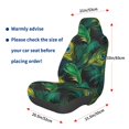thumbnail image 3 of Wukai Peacock Feathers2 Full Set Car Seat Covers with Soft Padding Universal Auto Front Seats Protector and Cushion Mat, 3 of 5