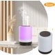 thumbnail image 5 of Difusor de aceites esenciales de 300 ml, humidificador de aire para dormitorio, apagado automático/3 configuraciones de temporizador, para el hogar, yoga, oficina, spa, dormitorio, veta de madera profunda Rojo Verde, 5 of 5