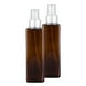 thumbnail image 4 of Paquete de 2 de para después del afeitado de de 250 ml Contenedor de pulverizador de peluquería marrón Zulema Botella de spray de maquillaje vacía, 4 of 8
