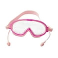thumbnail image 1 of Gafas de natación para niños con tapones para los oídos, correa ajustable, accesorios de natación, gafas de natación portátiles de visión amplia, Rosa, 1 of 8