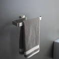 thumbnail image 2 of KIBI Blaze 10 inch Hand Towel Bar Bathroom Towel Holder Solid Brass Wall Mounted Modern Bathroom Towel Bar (Brushed Nickel) (KBA16), 2 of 9