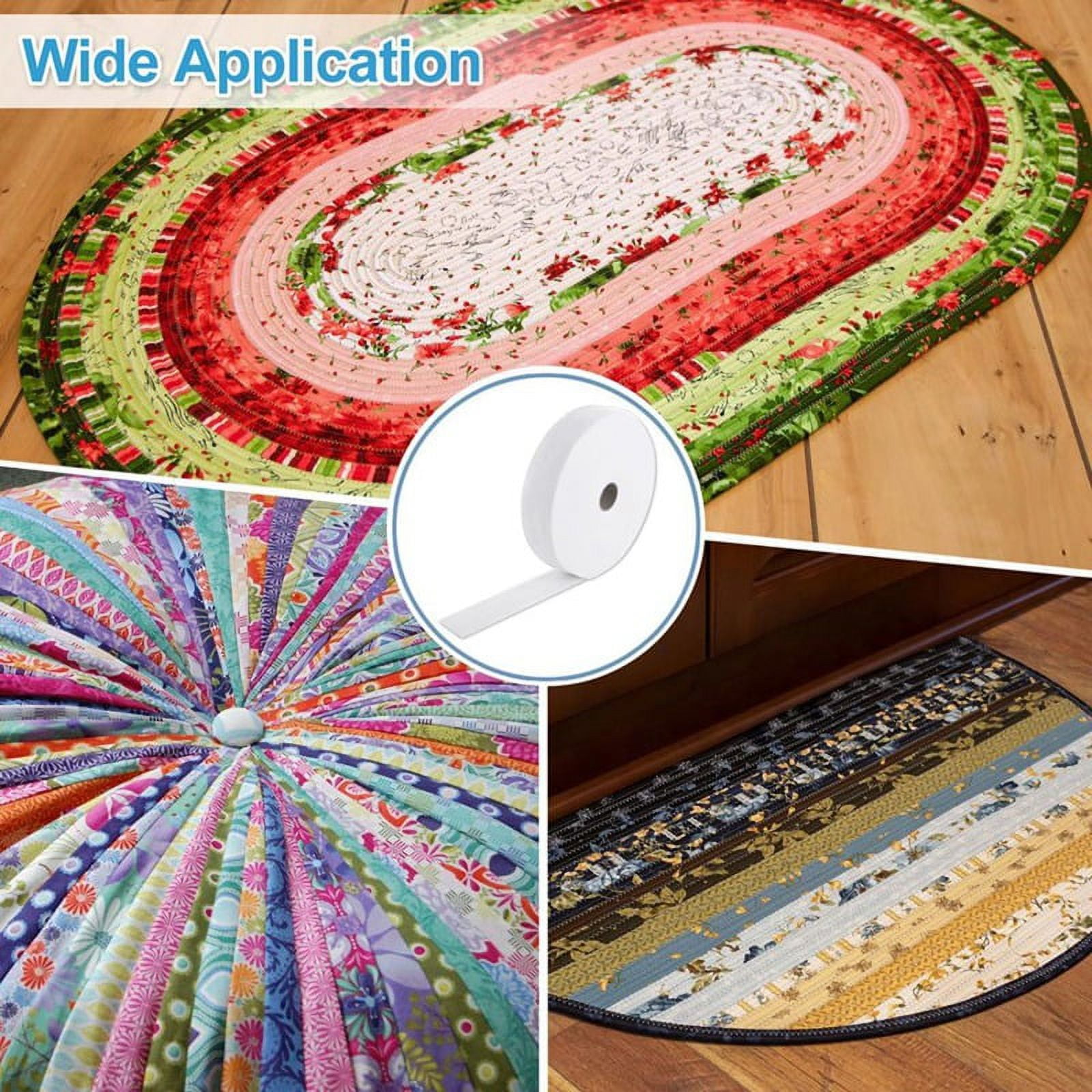 Quilting JellyRoll Fabric, 2 1/2 inch Cotton Blend Wool Batting Rolls