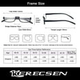 thumbnail image 5 of Qucyy Half Moon ame Reading Glasses (2 Pairs) - Spring Hinge Men and Women Rears, 5 of 5