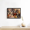 thumbnail image 3 of Nawypu  Framed Canvas Wall Art Composition VII, 1913 by Wassily Kandinsky Classic Abstract Famous Paintings Reproductions Canvas Wall Art for Home Decoration, 3 of 4