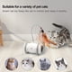 thumbnail image 3 of Sensor automático interactivo para gatos, juguete electrónico robótico inteligente con plumas, autojuego, recargable por Usb, 3 of 3