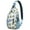Sky-blue-30, variant on Outdoor Adventure Sling Bag Durable Chest Backpack with Golf Ball Print, Spacious Design Great for Men & Women