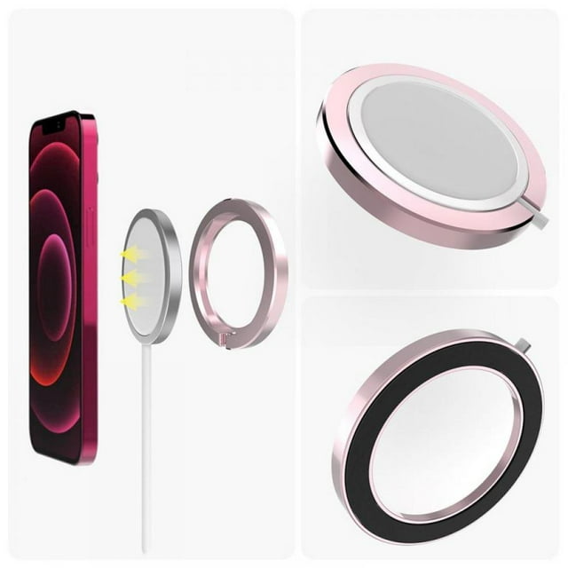 Magnetic Wireless Charger for Magsafe Charger Fast Wireless Charging Pad with Protective Cover Compatible with 12/12 mini/12 Pro/12 Pro Max/Magsafe case Airpods
