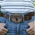 thumbnail image 2 of Montana Silversmiths Cowboy Up Says The Bull - Acc Buckle  - A354, 2 of 4