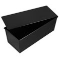 thumbnail image 1 of MasteelfCA 1Pc Black Loaf Pan with Cover Non Stick Bread Baking Mould For Kitchen (1000g), 1 of 7