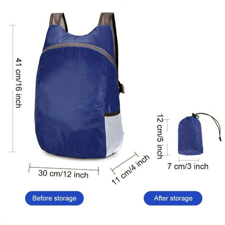 Ultra Lightweight Foldable Backpack Small Waterproof Hiking Rucksack  Durable Tear-resistant Portable Backpack for Men Women Sport Travelling |  Walmart Canada