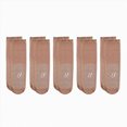 thumbnail image 4 of Cdudpw 5 Pairs Sheer Socks Women Nylon Socks, Thin Ankle Socks for Women, Dress Socks, Panty Hose Socks(Coffee,One Size), 4 of 4