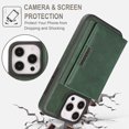 thumbnail image 6 of Allytechgroup Wallet Case for iPhone 14 Plus with Card Slot, Compatible with Mag-safe PU Leather Stand Shell Shockproof Protective Magentic Back Cover for iPhone 14 Plus Women Men, Green, 6 of 10