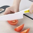thumbnail image 3 of Fruits Slicer Plastic Kids Vegetable Cakes Cutlery Bread Lettuce Slicer Set Kindergarten Safe Salad Cooking Tableware, Random Color, S, 1Pc, 3 of 7