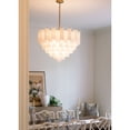 thumbnail image 6 of Crystorama Addis 16 Light Aged Brass Chandelier - 32"W x 21.5"H x 32"D, 6 of 12