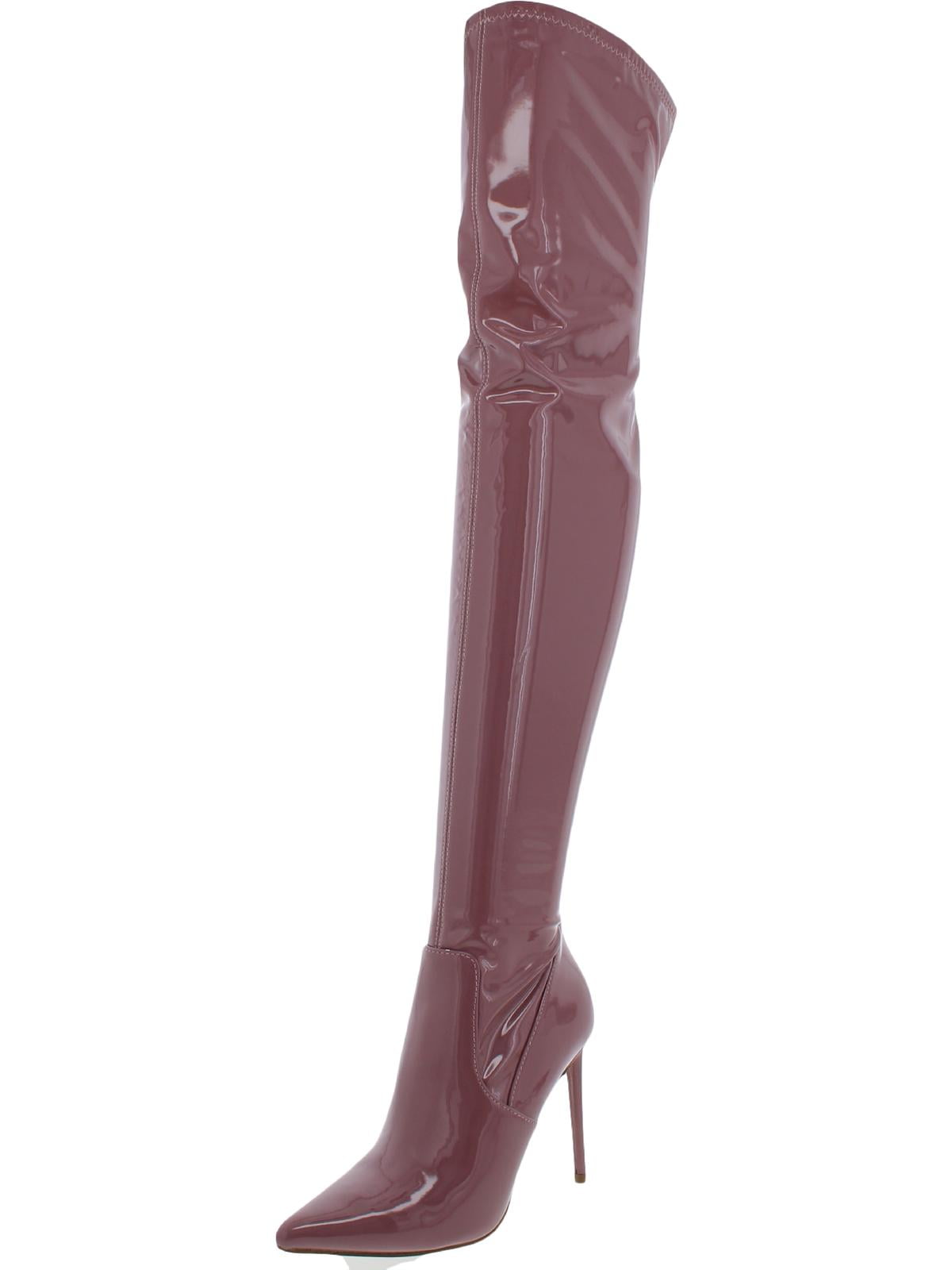 vava cognac patent boot
