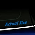 thumbnail image 1 of Actual Size - Vinyl Decal - Choose Color - [AZURE BLUE], 1 of 1