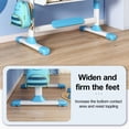 thumbnail image 6 of mwptoo Astronaut Kids Study Desk Chair Set - Height Adjustable Ergonomic Desk with Writing Board & Storage, 6 of 15