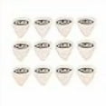 thumbnail image 2 of Everly Star Picks 351 Forme Delrin Guitar Picks.73mm Lot de 12 Plex Blanc, 2 of 2