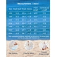 thumbnail image 4 of Zeagoo Women Plus Size Long Cover up Stripe Bikini Coverups Kimono Tie Front Bathing Suit Swimsuit Beachwear, 4 of 4