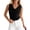Black, variant on Cowl Neck Tops for Women Sleeveless Going Out Business Casual Tank Top Spring Summer Outfits Fashion Clothing