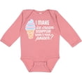 thumbnail image 3 of Inktastic I Make Ice Cream Disappear What's Your Power Boys or Girls Long Sleeve Baby Bodysuit, 3 of 5