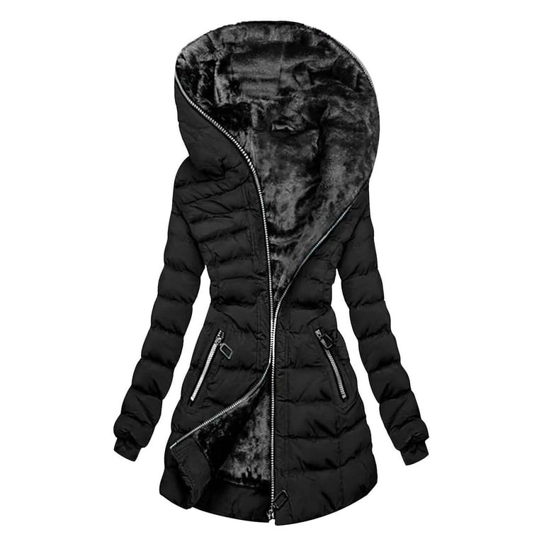 Ladies fitted puffer best sale coat